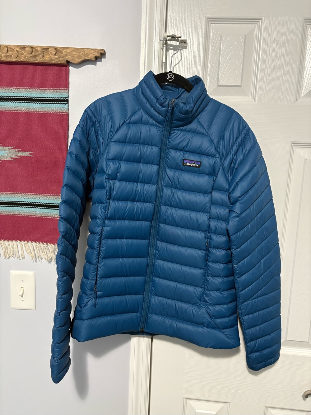 Patagonia Women's Teal Blue Lightweight Down Puffer Jacket